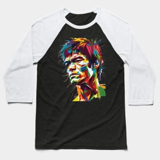 Bruce lee kung fu WPAP Art Baseball T-Shirt